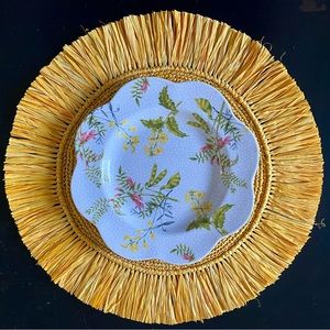 Fringe Rafia Placemat (Sunshine)